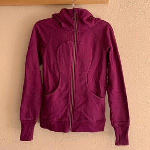 Lululemon Scuba Full Zip Hoodie Purple Size 6